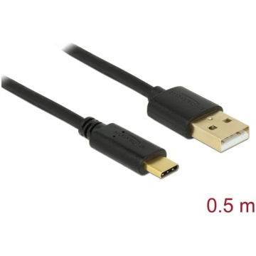 Delock USB 2.0 cable Type-A to Type-C 0.5 m | 8332