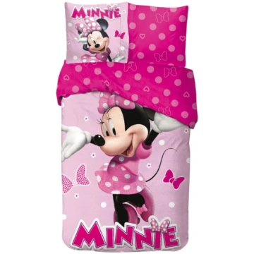 Disney Minnie rozā bantītes gultasveļas komplekts 
