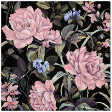SALVETES 33x33CM, FLOWERS MISTERY, Paw Decor Colle