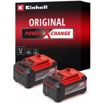 Akumulators 2x 18V 5,2Ah PXC-Twinpack, EINHELL, 45