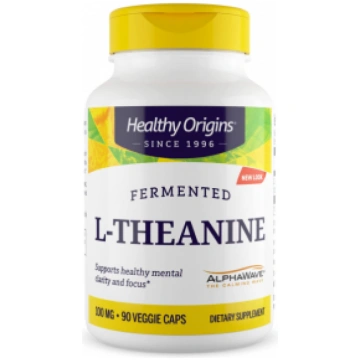 L-Theanine 100 mg Healthy Origins 90 vcaps