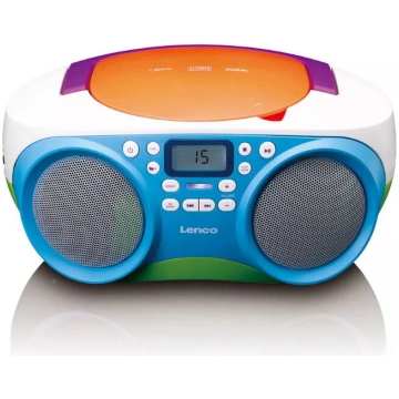 Portatīvā radio Lenco SCD41 Daudzkrāsains
