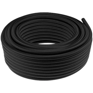 Fuel Vacuum Coolant Hose 5 mm Black Nylon Braid FM