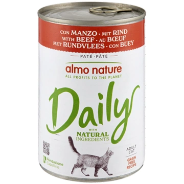 DAILY CAT ar Liellopu, 400g 161 ALMO NATURE