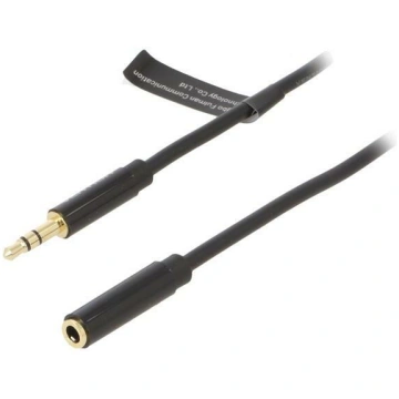 Cable; Jack 3.5mm 3pin socket,Jack 3.5mm 3pin plug