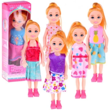 Mini lelle, 13 cm, 1 gab. Nav norādīts