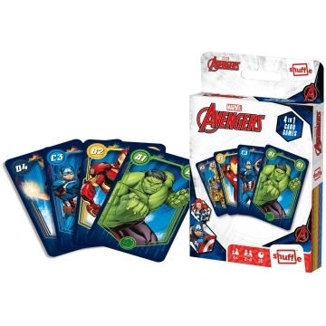 Kāršu spēle Cartamundi Shuffle Marvel Avengers 4-i