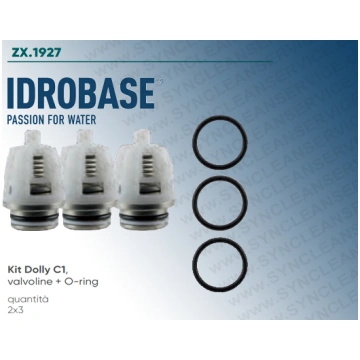 Kit Dolly C1 IDROBASE for pompe 310, 310W, 340, 34