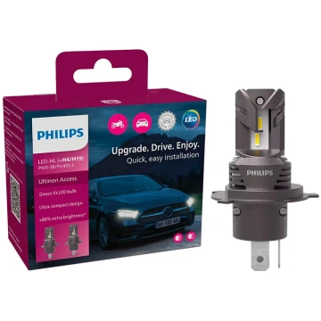 Spuldze PHILIPS LED H4/H19 12V ACCESS (2 gab.) PHI