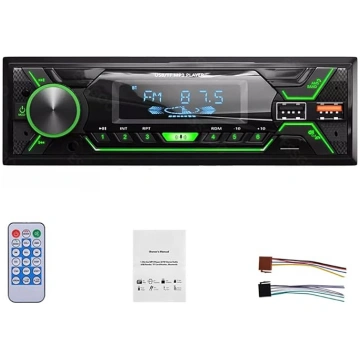 ESSGOO Auto radio ar tālvadības pulti Bluetooth br