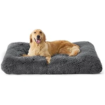 BEDSURE Fluffy Dog Bed for Large Dogs - 104 x 69 x