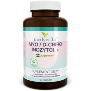 Myo / D-chiro inositol + Quatrefolic Medverita 120