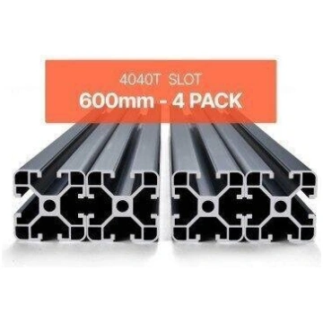 Alumīnija profils 4040 – Lineārs sliedes 600 x 40