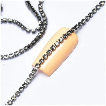 Strass-Cup-Kette, Zirkonia, Perlen, zum Aufkleben,