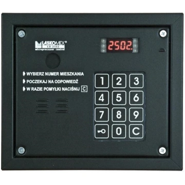 Laskomex CP-2503R black Audio panel with RFID key 