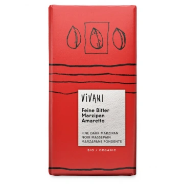 Vivani BIO tumšā šokolāde ar marcipāna un amaretto