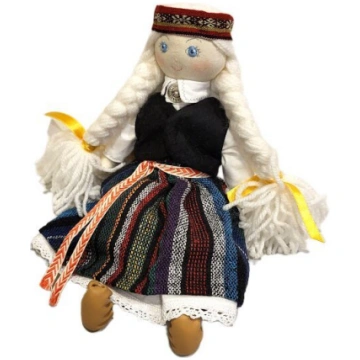 Šūtā tautiskā lelle "Laima" (30 cm)