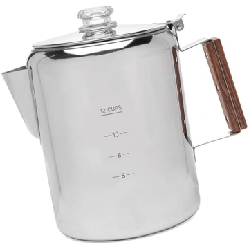 Edelstahl-Kaffeekanne, Perkolatoren, Perkolator mi