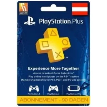 Austrijas PSN Plus 3 Mēnešu Abonements Sony