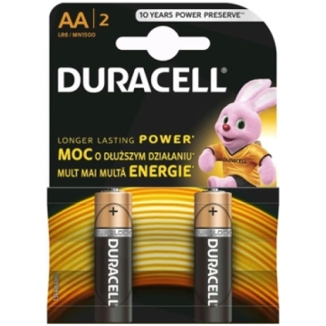 Duracell MN 1500 Basic AA (LR6) Blister Pack 2pcs 