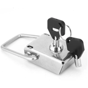 Stainless Steel Hasp Safety Lock Box Case Toggle L