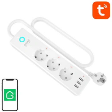 Gosund P1 PLUS smart WiFi power strip (3x AC schuk