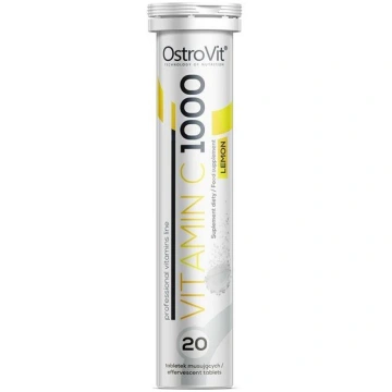 OstroVit C vitamīns 1000, citrons - 20 putojošās t