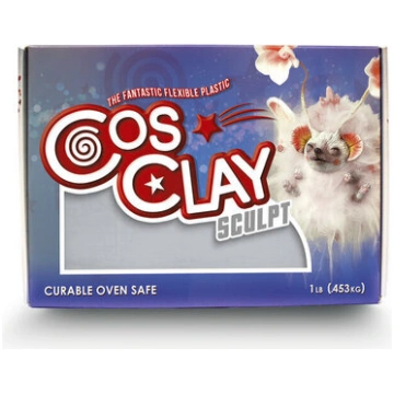 Cosclay SCULPT pelēks polimēru māls (VIDĒJAS STING