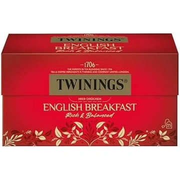 Twinings English Breakfast melnā tēja tējas maisiņ