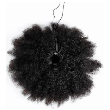 Veselība 8 collu Afro Kinky Curly Ponytail Brazīli