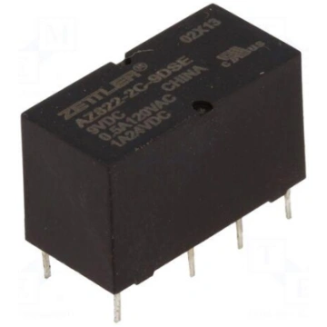 Relay: electromagnetic | DPDT | Ucoil: 9VDC | 2A |