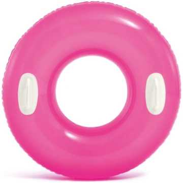 Peldriņķis Z Un Rokturiem 76 Cm Rozā Intex 59258