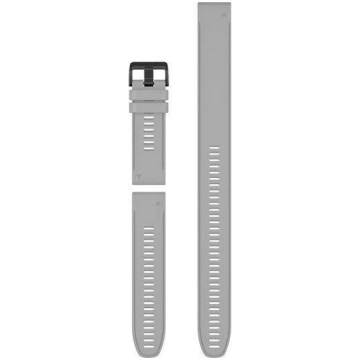 Acc, 26mm QuickFit Powder Gray Silicone Band Garmi