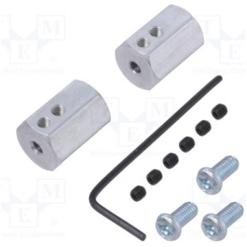 12MM HEX WHEEL ADAPTER FOR 3MM SHAFT; Bracket whee