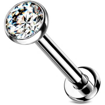 Stachelkleid Labret Piercing titāna cirkonija sudr