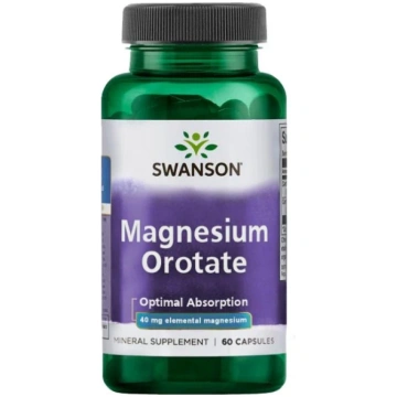 SWANSON Magnesium Orotate 654 mg 60 Caps uztura ba
