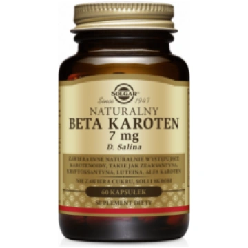 Natural Beta Carotene 7 mg Solgar 60 caps