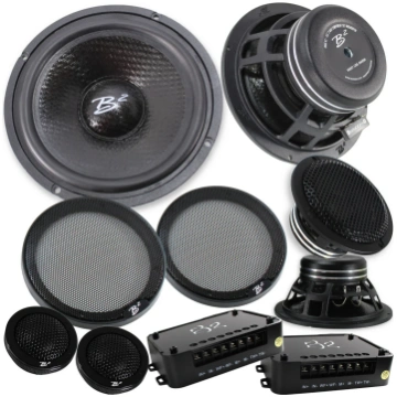 B2 Audio RAGE 6.5" 3-Way 4-Ohm Component Set w/ 3"