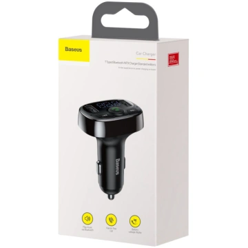 Bluetooth FM modulators auto lādētājs 2xUSB 3,4A, 