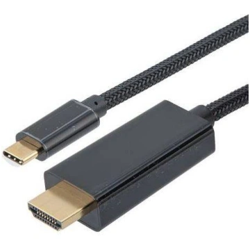 USB-C HDMI vads 1M melns