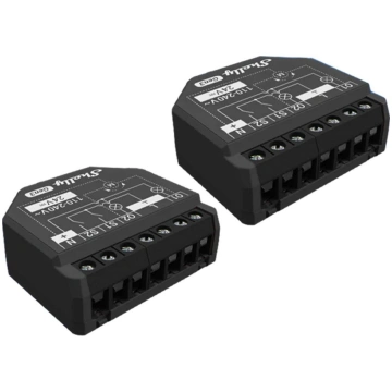 Set of 2 Shelly 2PM Gen3 WiFi/Bluetooth Controller
