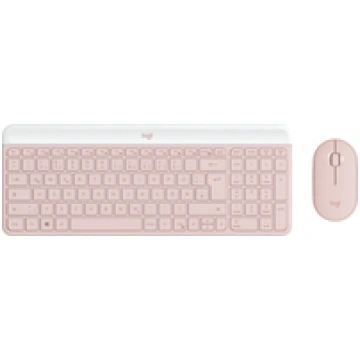 LOGITECH MK470 SLIM COMBO -ROSE-DEU-CENTRAL-419 ( 