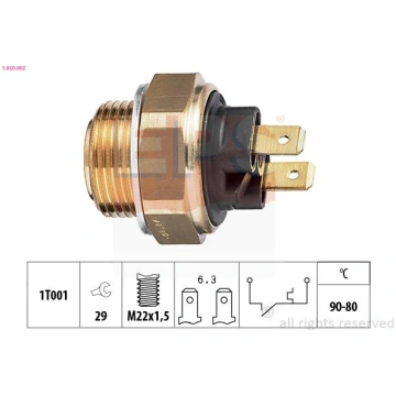 EPS 1-850-002 - Termoslēdzis, Radiatora ventilator