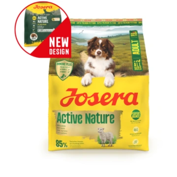 Sausā suņu barība Josera Active Nature, jēra gaļa,