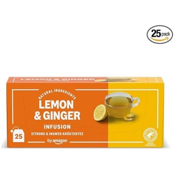 Amazon citronu un ingvera zāļu tēja, 25 maisiņi AN