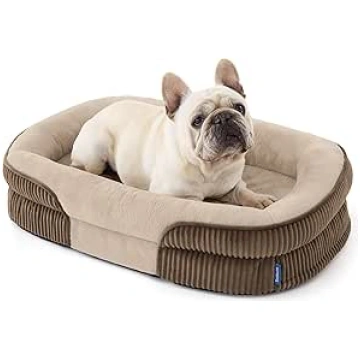BEDSURE Orthopaedic Dog Bed Medium Dogs - 360° Ova
