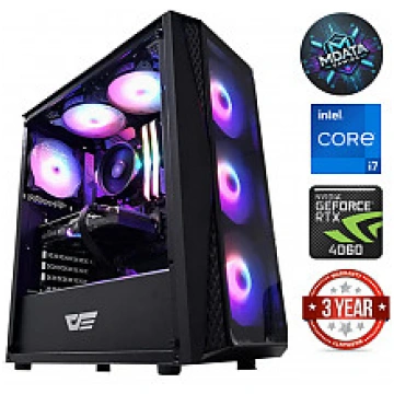 MDATA GAMING i7-12700KF 16GB 4TB SSD RTX 4060 Wind