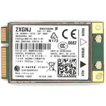Lietots - Dell Wireless 5550 3G modems + GPS
