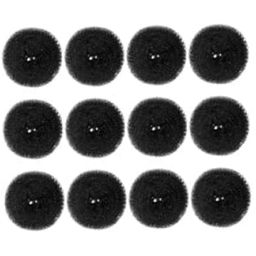 12 Stück Teiliges Haarknoten Elastischer Donut Bun