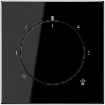 Centrālplate termostatam, melna, LS LS1749BFSW JUN
